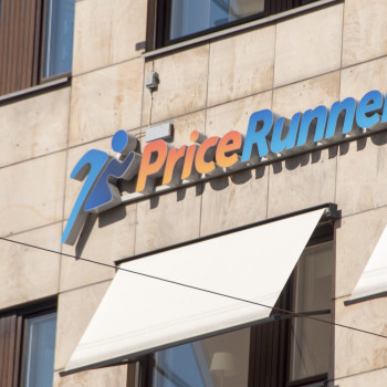 PriceRunner skylt