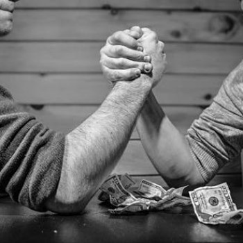 black and white people bar men