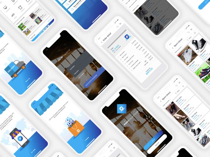 eCommerce Mobile App UI Kit for Adobe XD2