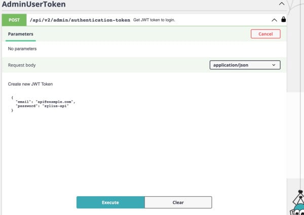 Authorize your API requests with a JWT token.